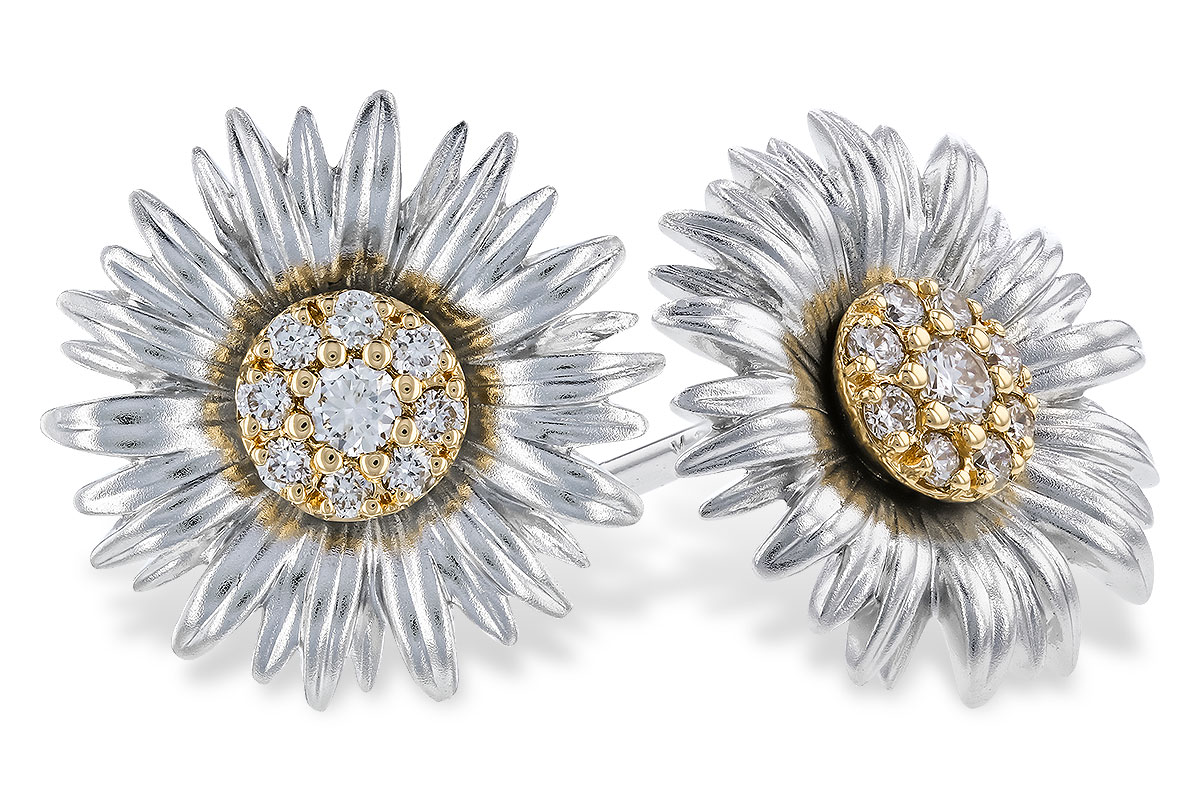 E292-67240: EARRINGS .14 TW