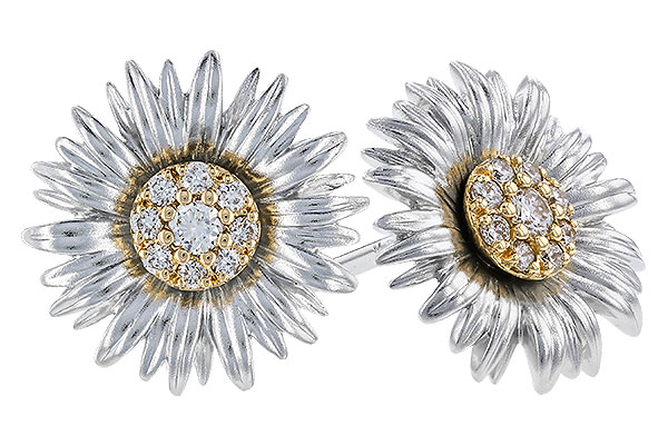 E292-67240: EARRINGS .14 TW