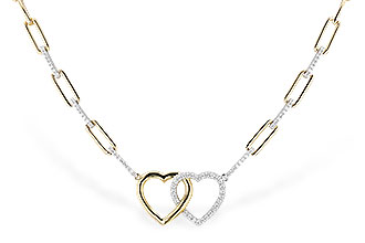 E292-68095: NECKLACE .52 TW