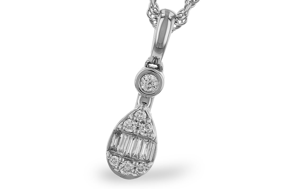 E293-56276: NECKLACE .05 BAG .14 TW