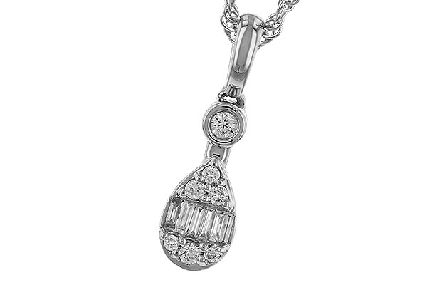 E293-56276: NECKLACE .05 BAG .14 TW