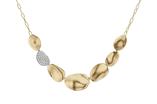 E293-56349: NECKLACE .38 TW (18")