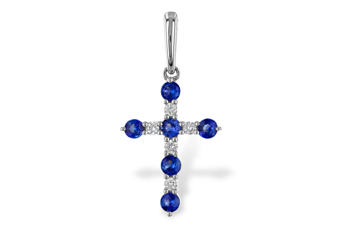 E293-57195: PENDANT .34 TW SAPP .42 TGW
