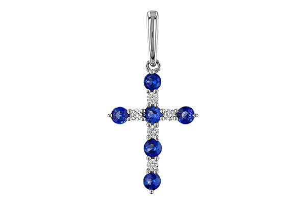 E293-57195: PENDANT .34 TW SAPP .42 TGW