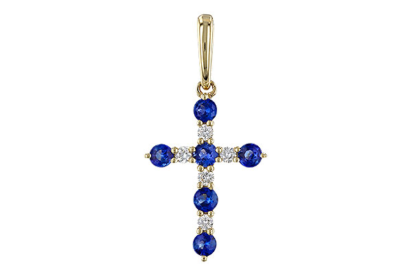 E293-57195: PENDANT .34 TW SAPP .42 TGW