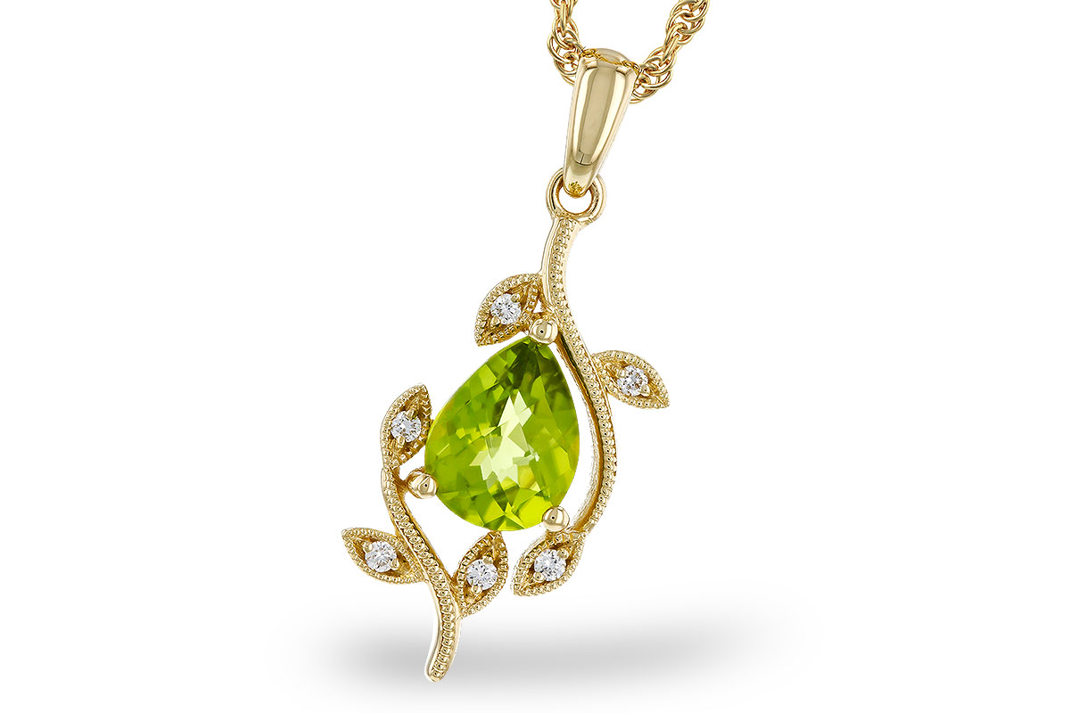 E293-58131: NECKLACE 1.16 PERIDOT 1.21 TGW (8x6MM PER)