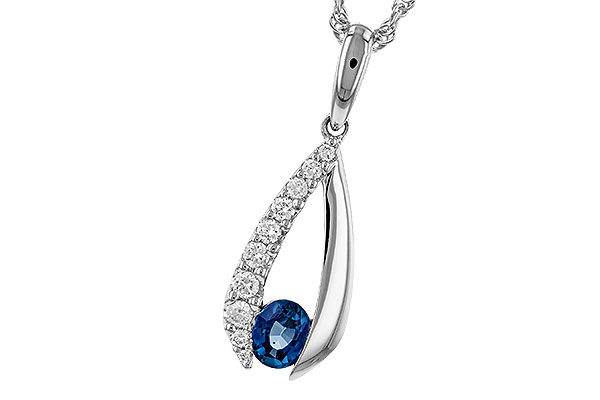 E293-60822: NECKLACE .38 SAPP .54 TGW (5x4 SAPP)