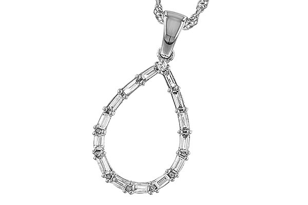 E293-60840: NECKLACE .27 BAG .28 TW