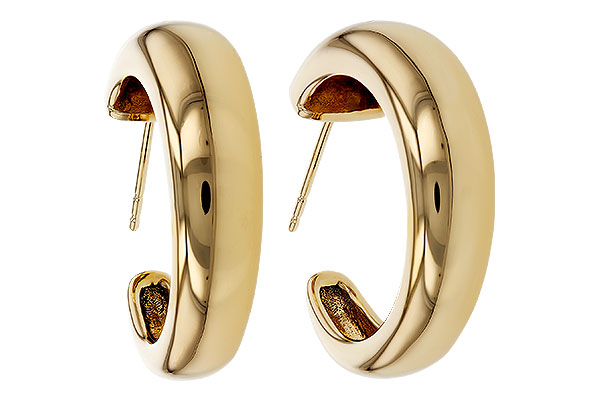 E293-62658: GOLD EARRINGS (20MM)