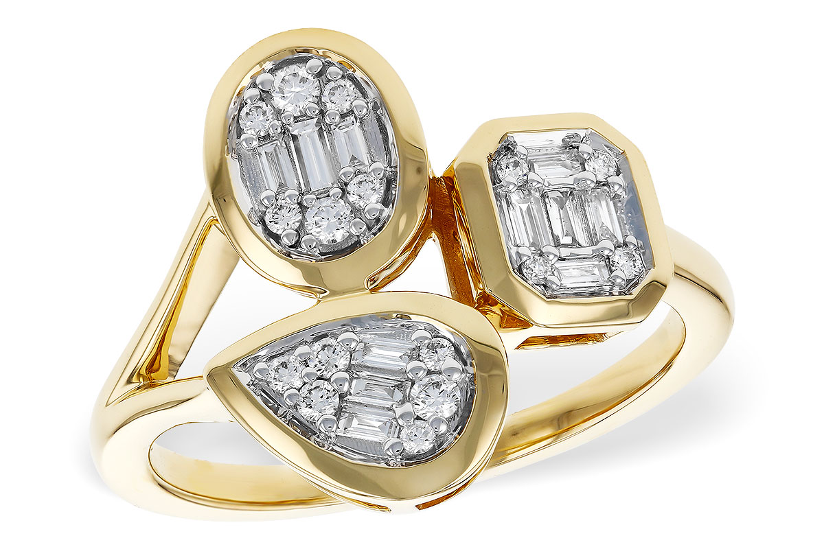 E293-63604: LDS DIA RG .12 TW BAGUETTE .25 TW