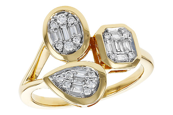 E293-63604: LDS DIA RG .12 TW BAGUETTE .25 TW
