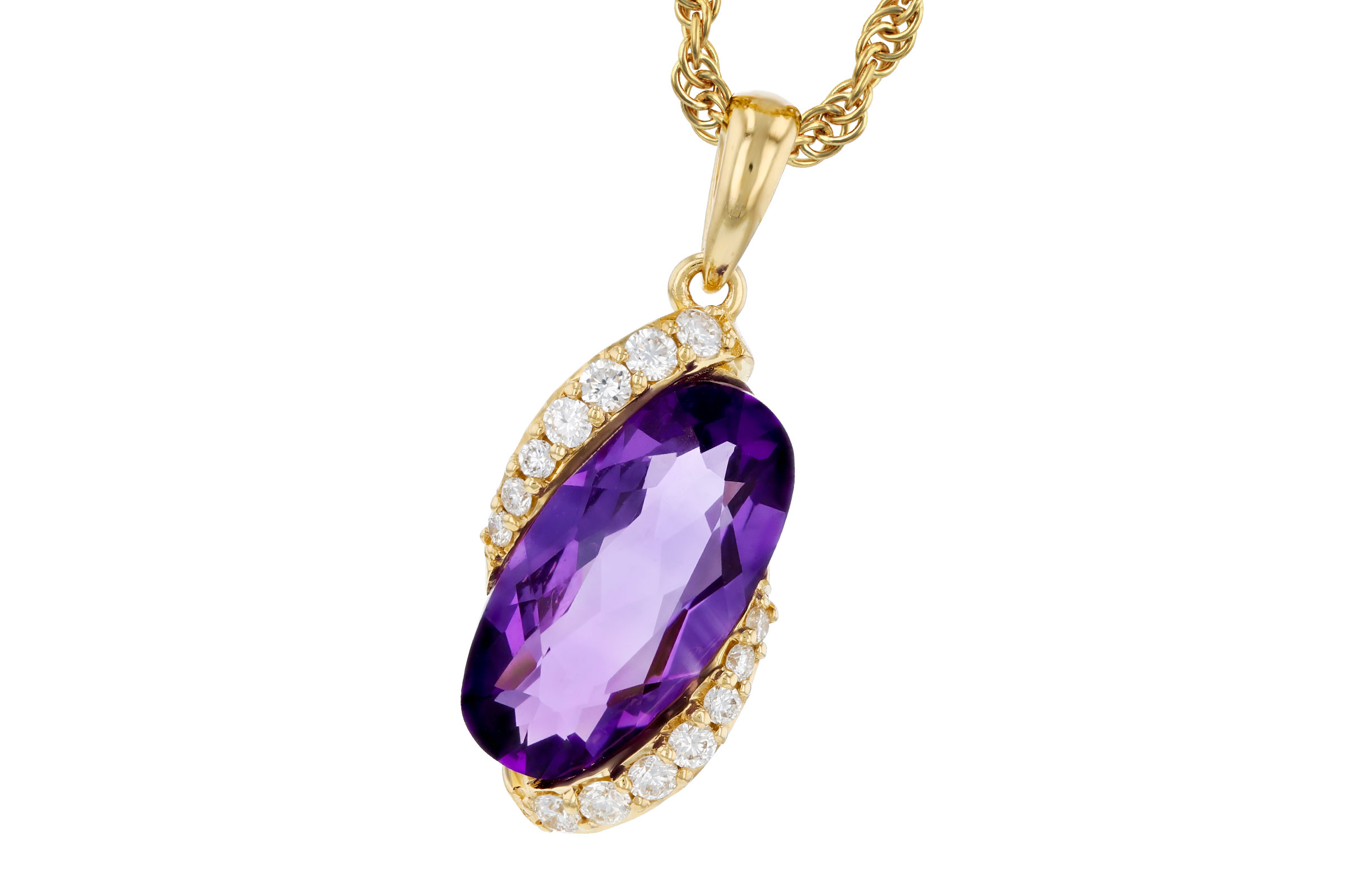 E294-48131: NECK 1.72 AMETHYST 1.84 TGW (12x6MM AMY)