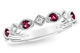 F111-75404: LDS WED RG .20 RUBY .26 TGW