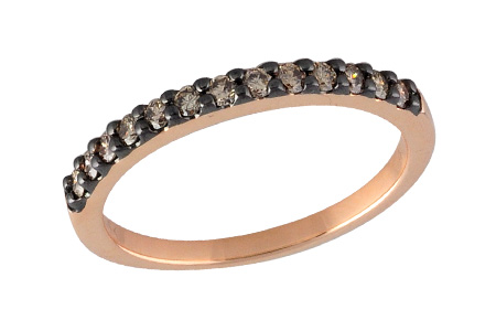 F204-50904: LDS WED RG .27 BROWN DIAS TW