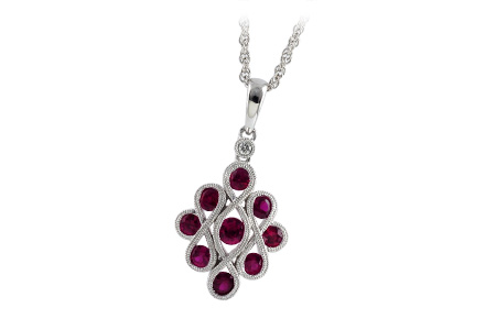 F205-39067: NECK .85 RUBY .87 TGW