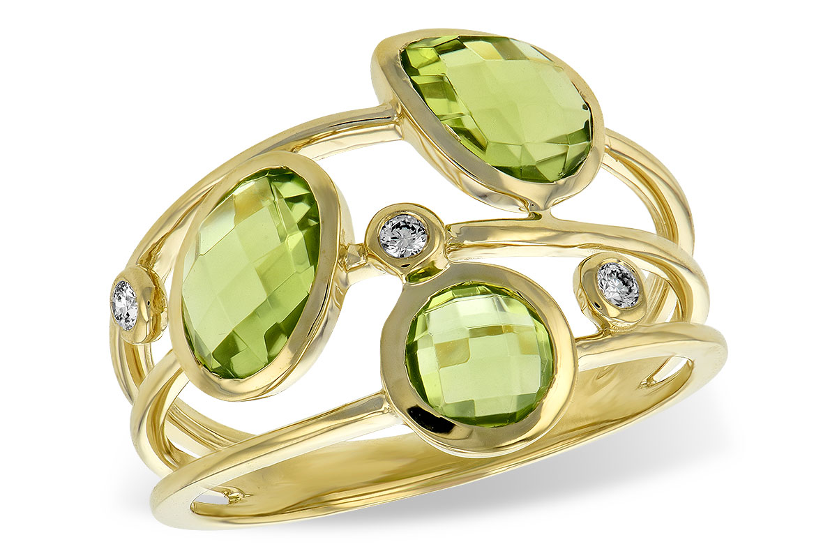 F208-13613: LDS RG 2.45 PERIDOT 2.50 TGW