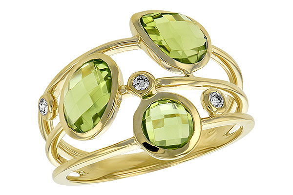 F208-13613: LDS RG 2.45 PERIDOT 2.50 TGW
