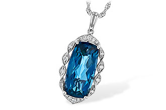 F209-01731: NECK 6.70 LONDON BLUE TOPAZ 6.81 TGW
