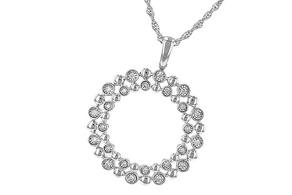 F209-05376: NECKLACE .12 TW