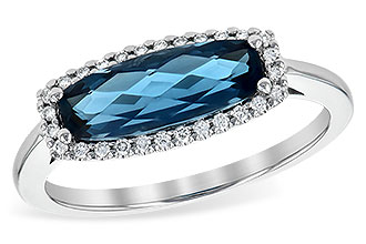 F209-05440: LDS RG 1.79 LONDON BLUE TOPAZ 1.90 TGW