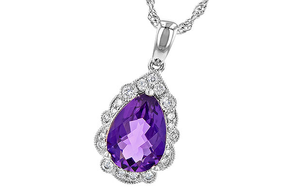 F209-08113: NECKLACE 1.53 AMETHYST 1.68 TGW (10x7 PS)