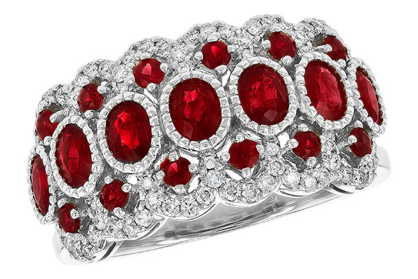 F291-76358: LDS WED RG 1.90 TW RUBY 2.15 TGW