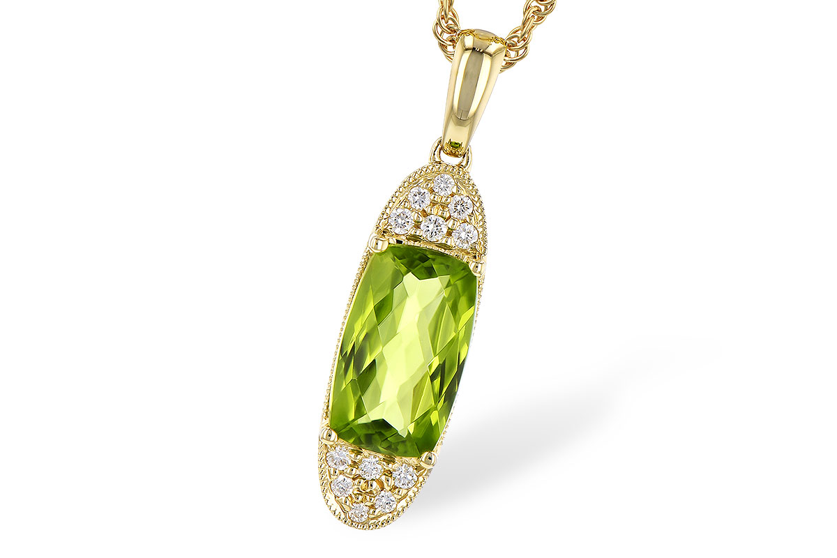 F291-80831: NECK 1.90 PERIDOT 2.00 TGW