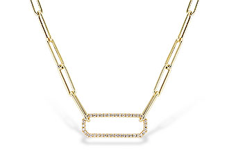F292-64540: NECKLACE .50 TW (17 INCHES)