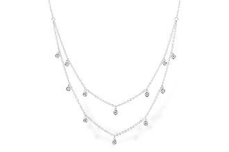 F292-65440: NECKLACE .22 TW (18 INCHES)