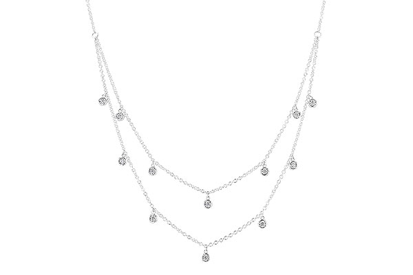 F292-65440: NECKLACE .22 TW (18 INCHES)