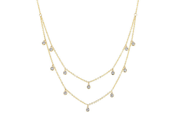 F292-65440: NECKLACE .22 TW (18 INCHES)