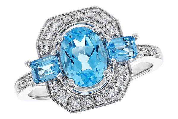 F292-67258: LDS RG 1.75 TW BLUE TOPAZ 1.90 TGW