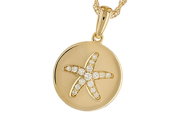 F292-69931: NECKLACE .11 TW