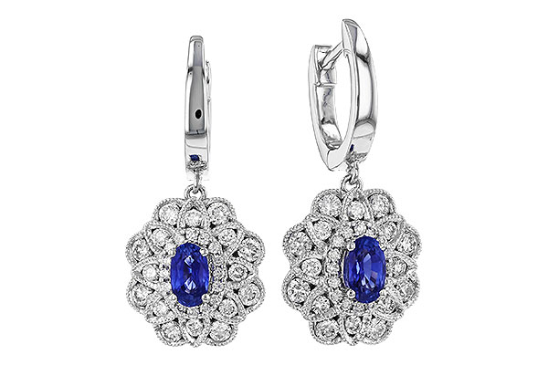 F292-71758: EARR .68 TW SAPPHIRE 1.42 TGW (5x3MM SAPP)