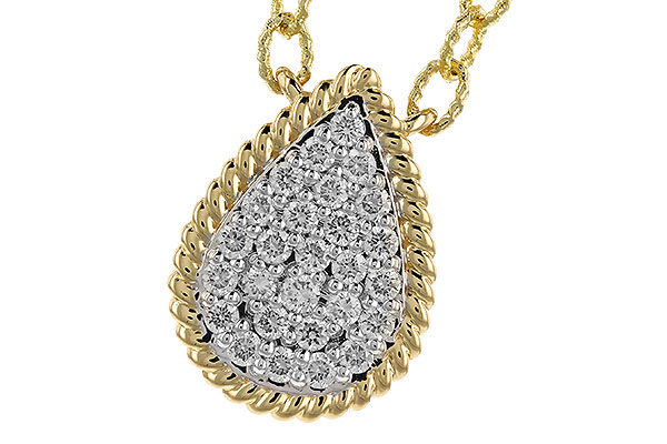 F292-71776: NECKLACE .32 TW (18")