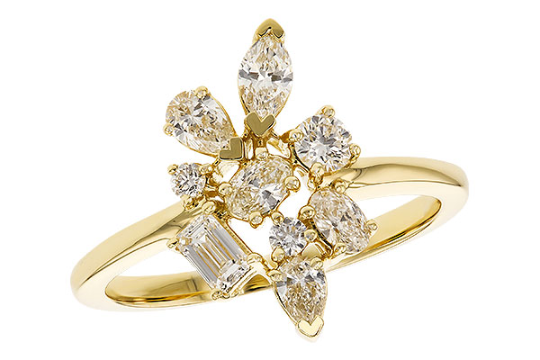 F292-71813: LDS DIA RG .75 TW FANCY CUT DIAMONDS