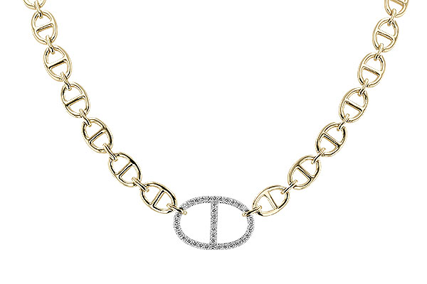F292-72667: NECKLACE .65 TW (17")
