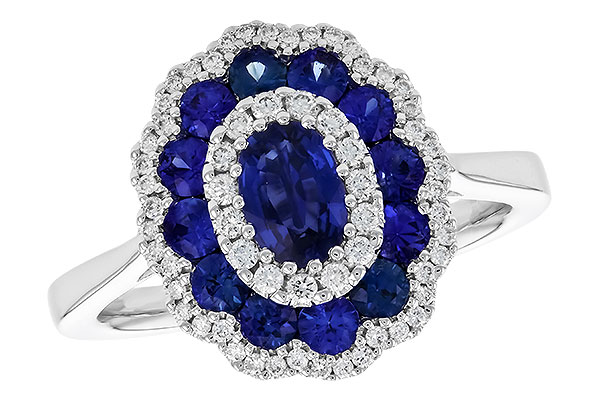 F292-72704: LDS RG 1.33 TW SAPPHIRE 1.56 TGW (6x4 MM SAPP)