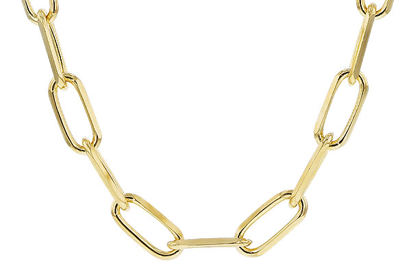 F293-55367: PAPERCLIP LG (7IN, 4.0MM, 14KT, LOBSTER CLASP)
