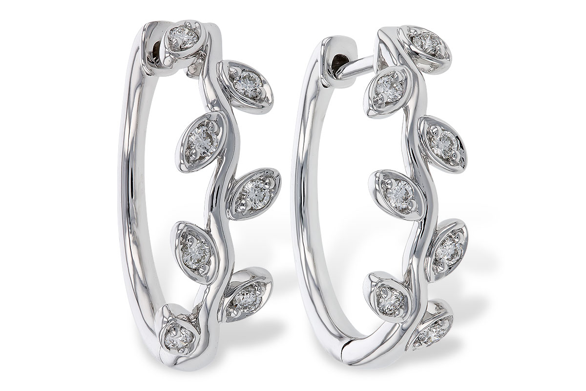 F293-57240: EARRINGS .25 TW