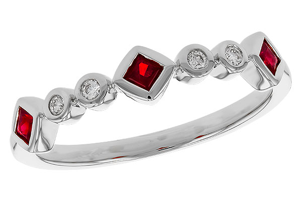 F293-59076: LDS WED RG .22 RUBY .27 TGW