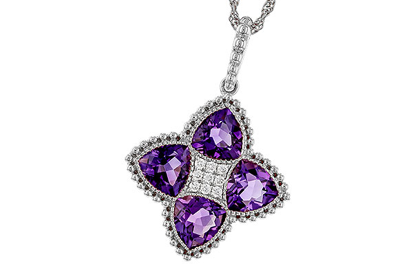 F293-59913: NECKLACE 2.22 AMETHYST 2.28 TGW