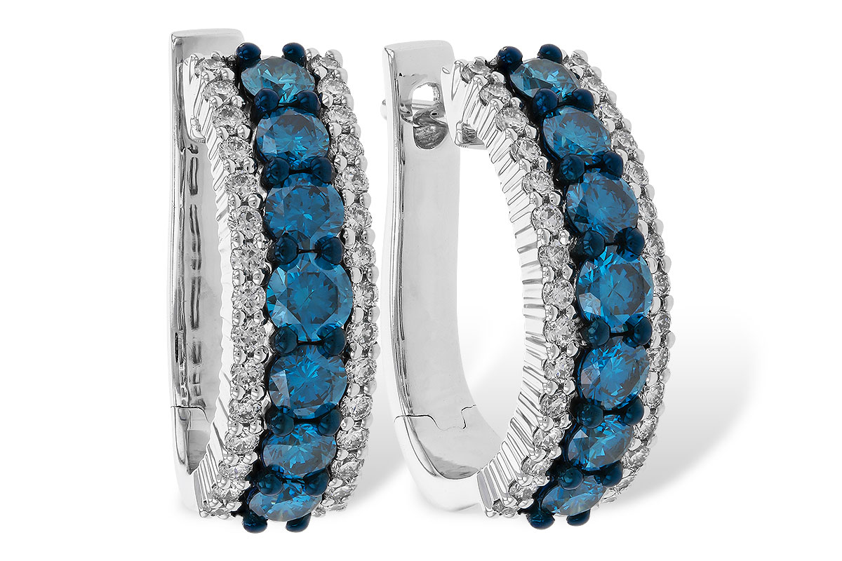 F293-59967: EARR 1.06 BLUE DIAS 1.46 TW