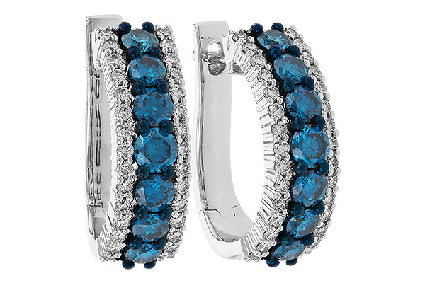 F293-59967: EARR 1.06 BLUE DIAS 1.46 TW