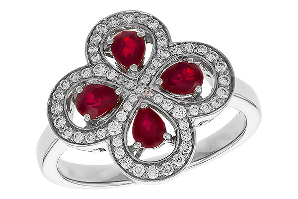 F293-60867: LDS RG .68 TW RUBY .96 TGW