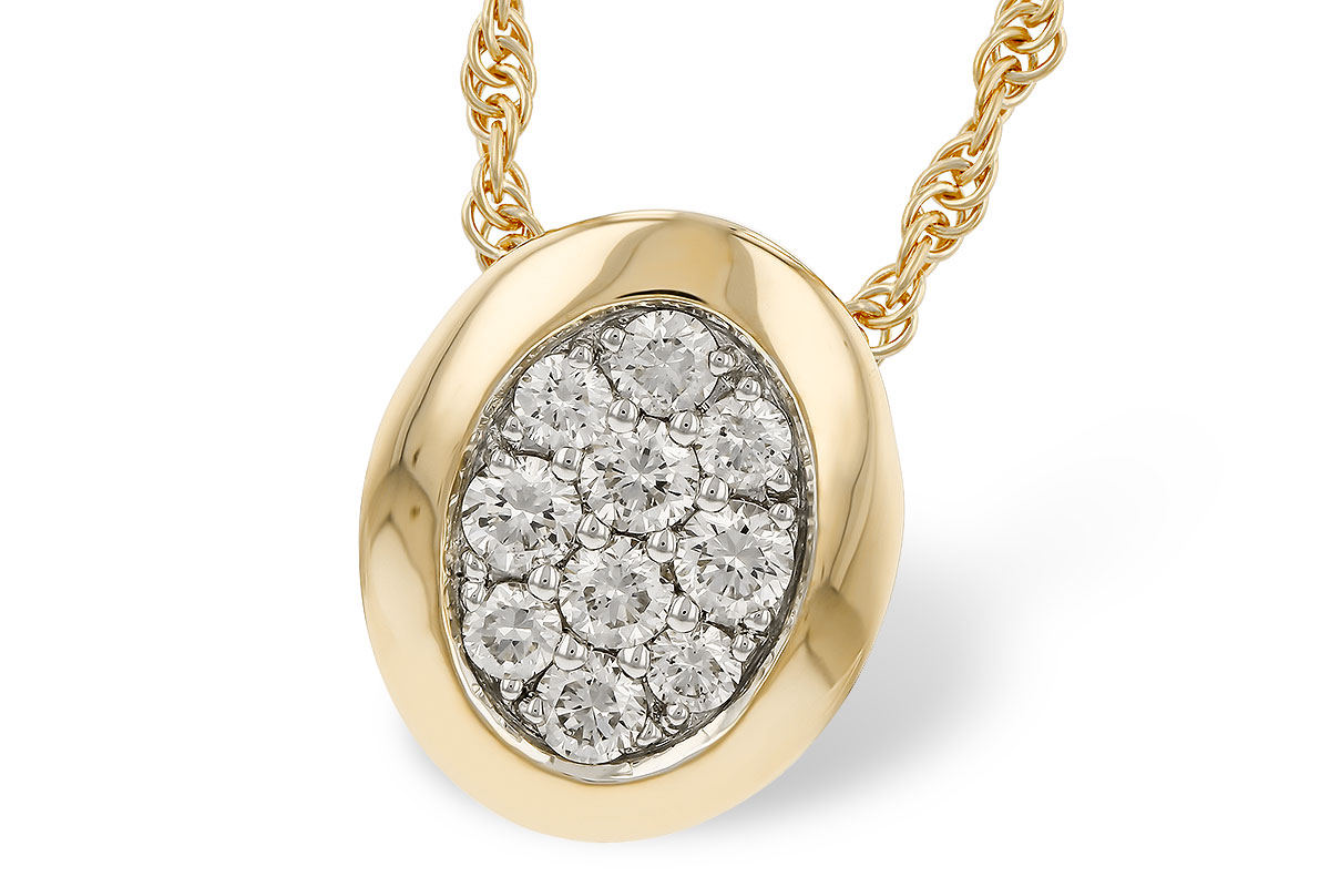 F293-61740: NECKLACE .25 TW