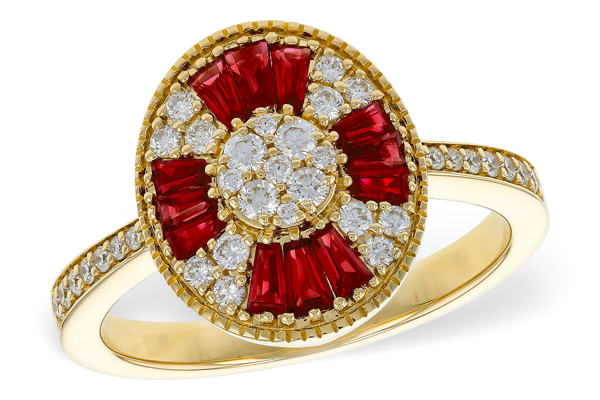 F293-61804: LDS RG .54 TW RUBY .84 TGW