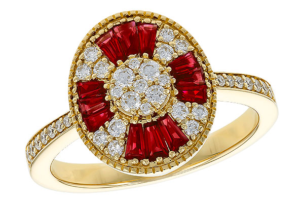 F293-61804: LDS RG .54 TW RUBY .84 TGW