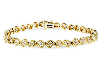 F293-62704: BRACELET 2.15 TW FANCY CUT DIAMONDS