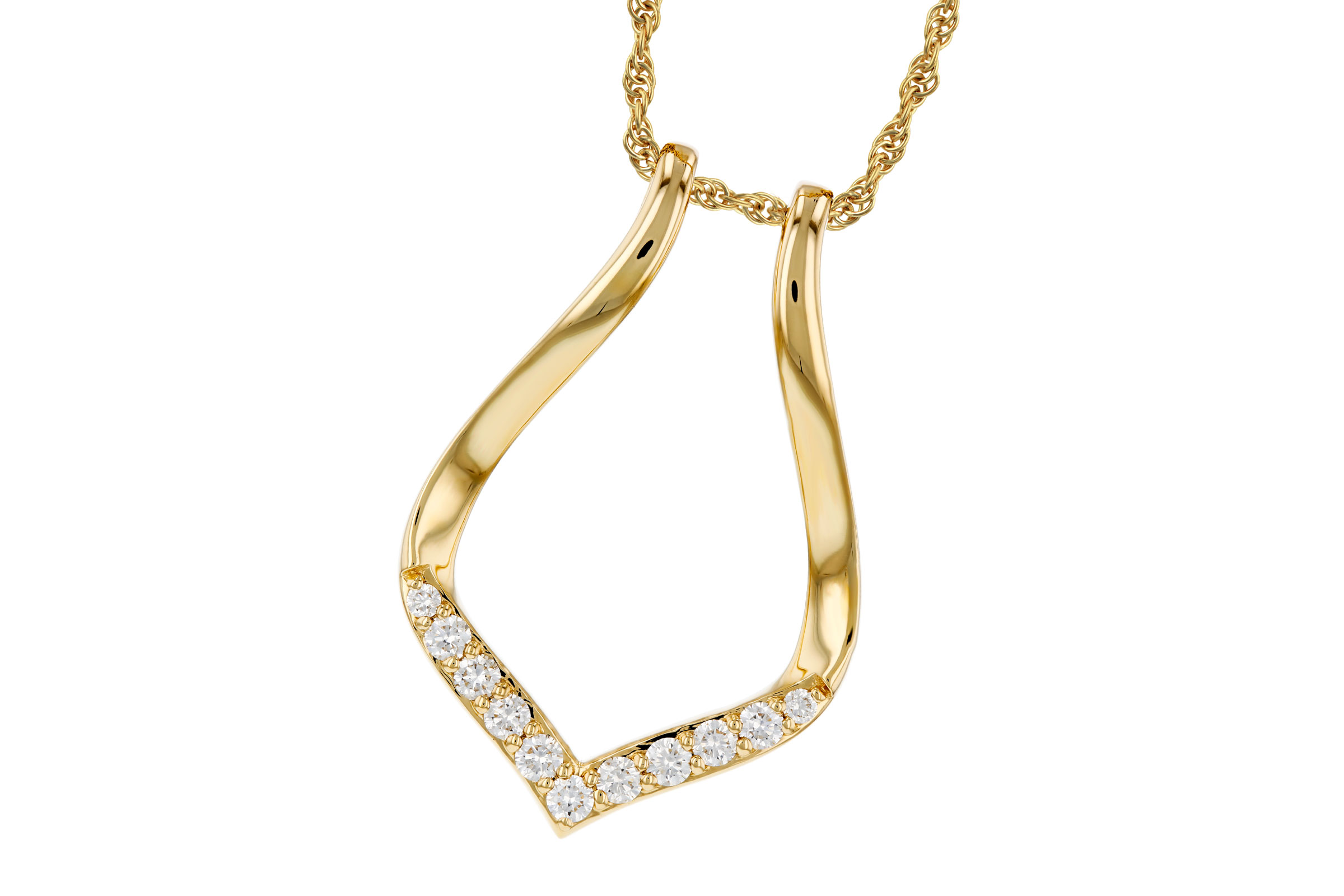 F294-47204: NECKLACE .33 TW